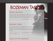 Tablet Screenshot of bozemantango.com